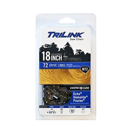 Trilink Saw Chain Trilink Saw Chain CL25072TL2 Semi Chisel Saw Chain - 0.050 in. - 72 Drive Links CL25072TL2